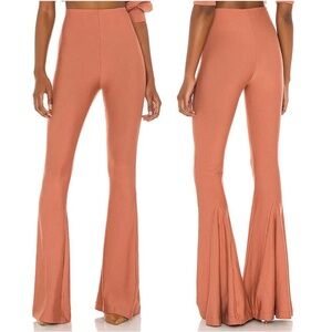 Selkie The Bell Bottoms Pants Cocoa Terracotta Flare High Waist Revolve